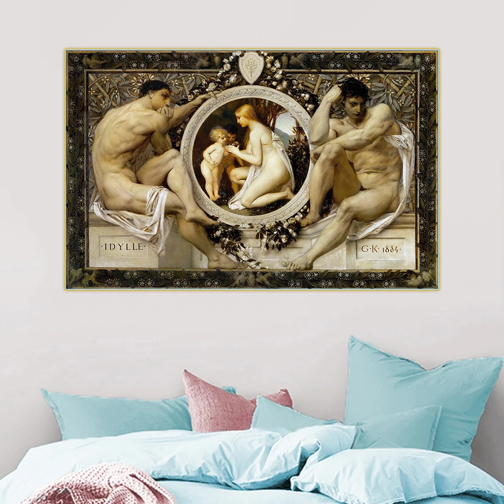 Citon Gustav Klimt 》 медиалл 1884 картина маслом на холсте знаменитый художественный