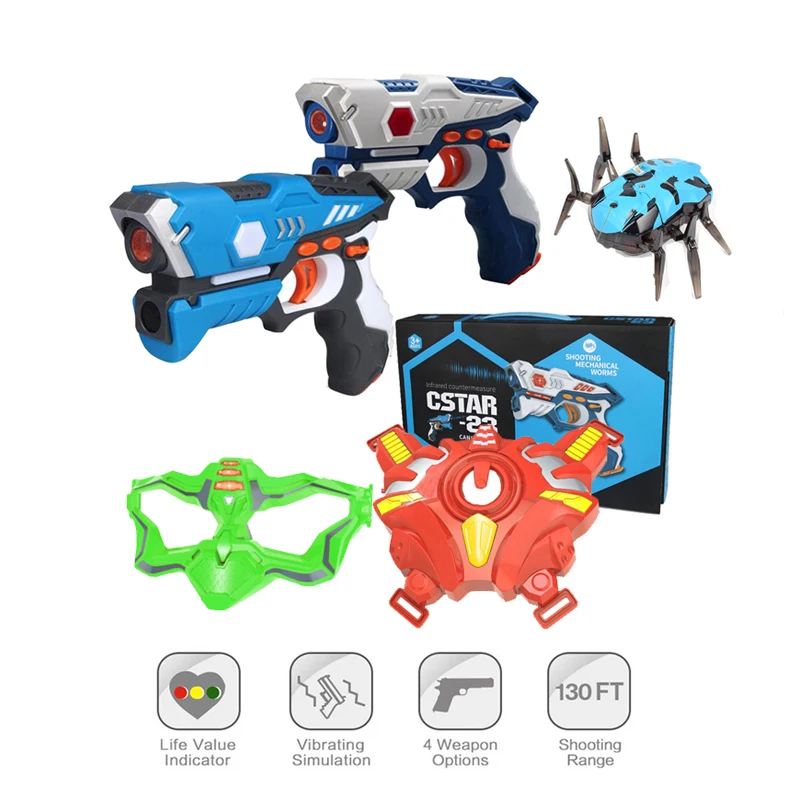 

Инфракрасная Лазерная бирка, игрушечные пистолеты, Blaster, Лазерная лампа для внутреннего и наружного применения, семейная спортивная игрушк...