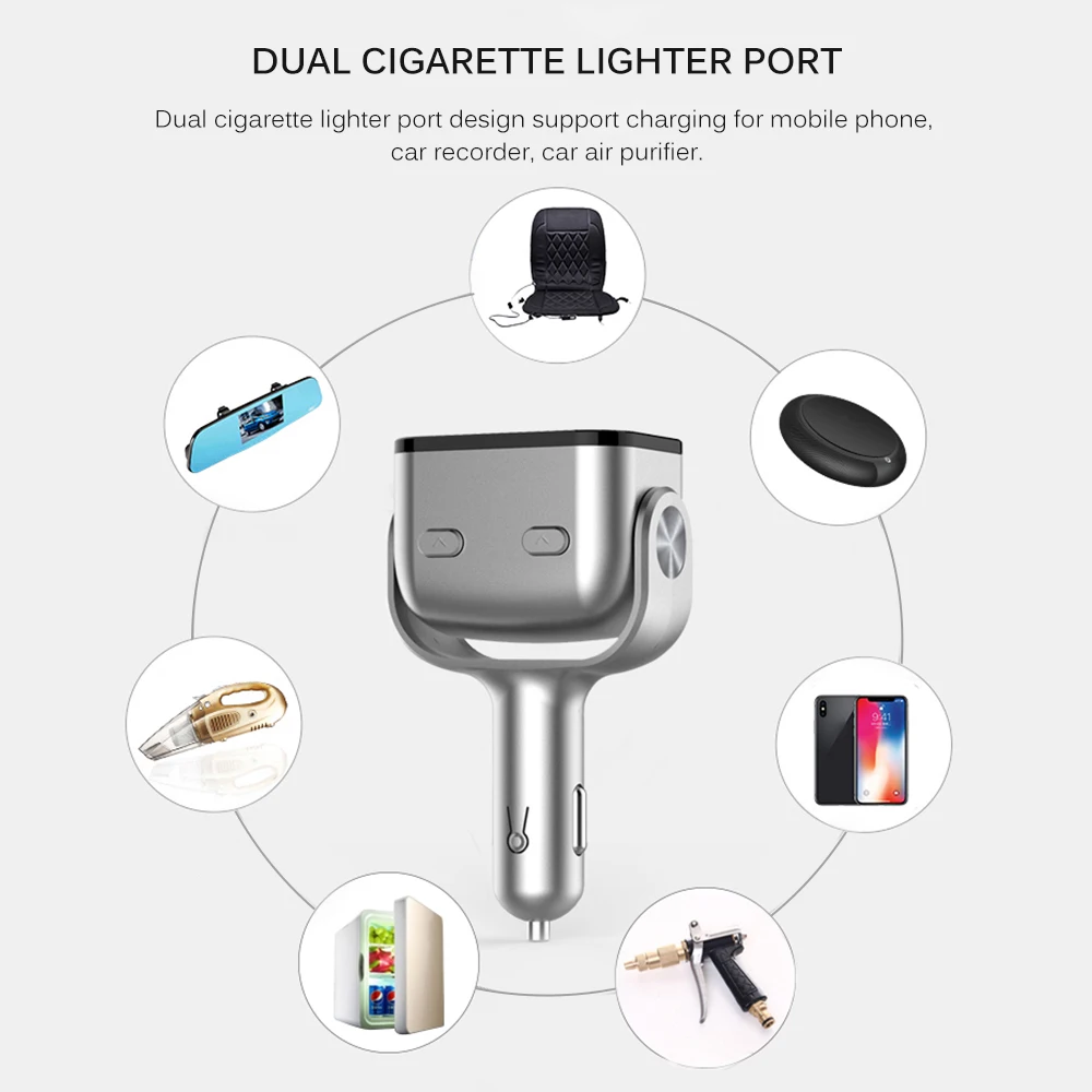USB Car Charger 2.4A current + 3.4A Port Charge Adapter Dual port Mobile Phone charger for iphone samsung xiaomi | Мобильные