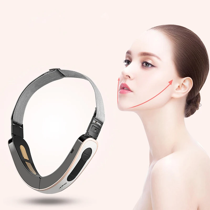 Устройство для подтяжки кожи лица V Line Up вибрирующий массажер похудения