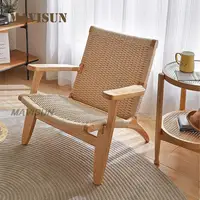 Northern European Wood Relaxing Chairs For Leisure Garden Furniture Set Reading Rest Sun Lounger Patio Home Small Apartment