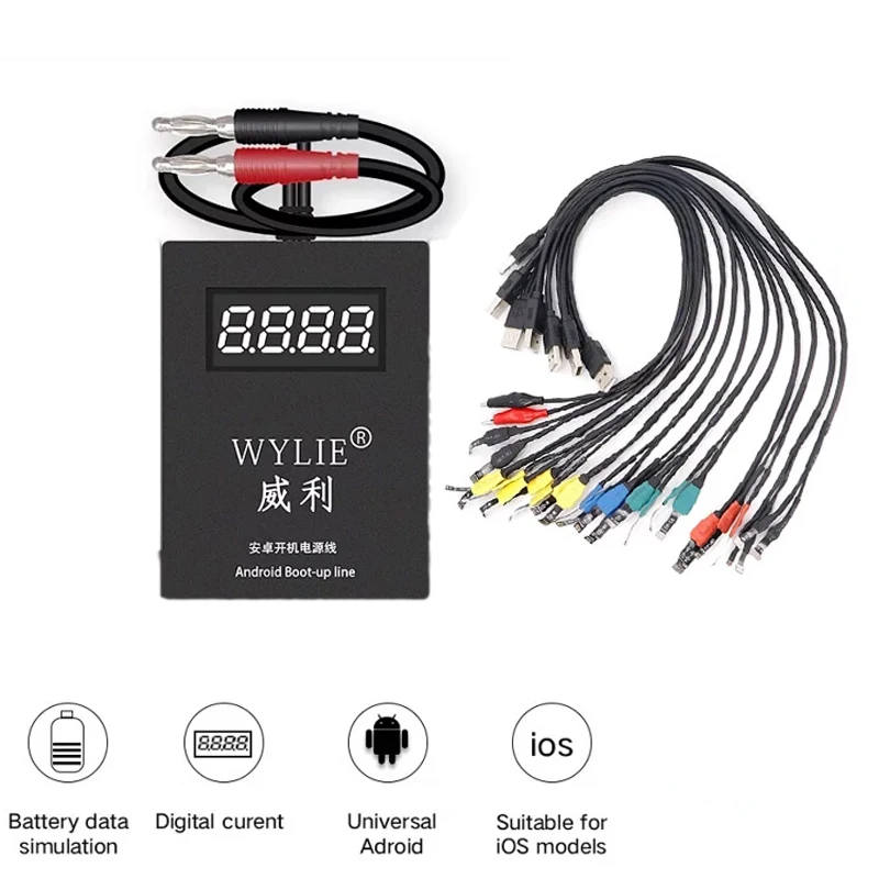 Power Supply iPower test Cable for iPhone 6 6P 6S 6SP 7 7P 8 8P X XS 11 11P MAX OPOP VIVO HAIWEI XIAOMI Samsung Android phone |