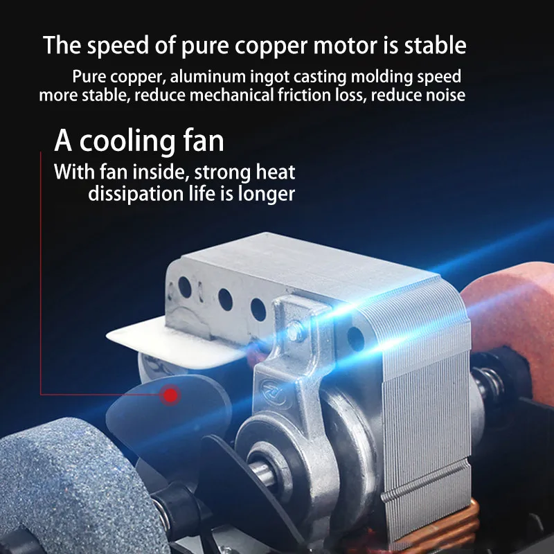 

Multi-function Knife Sharpener Electric Household Fast Sharpener Automatic Knife Grinder Kitchen Knife Grindstone 110V 220V