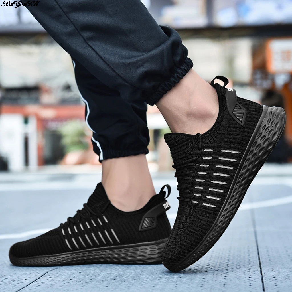 

SAGACE Mesh Men Sneakers Casual Shoes Lac-up Men Shoes Lightweight Comfortable Breathable Sneakers Zapatillas Hombre
