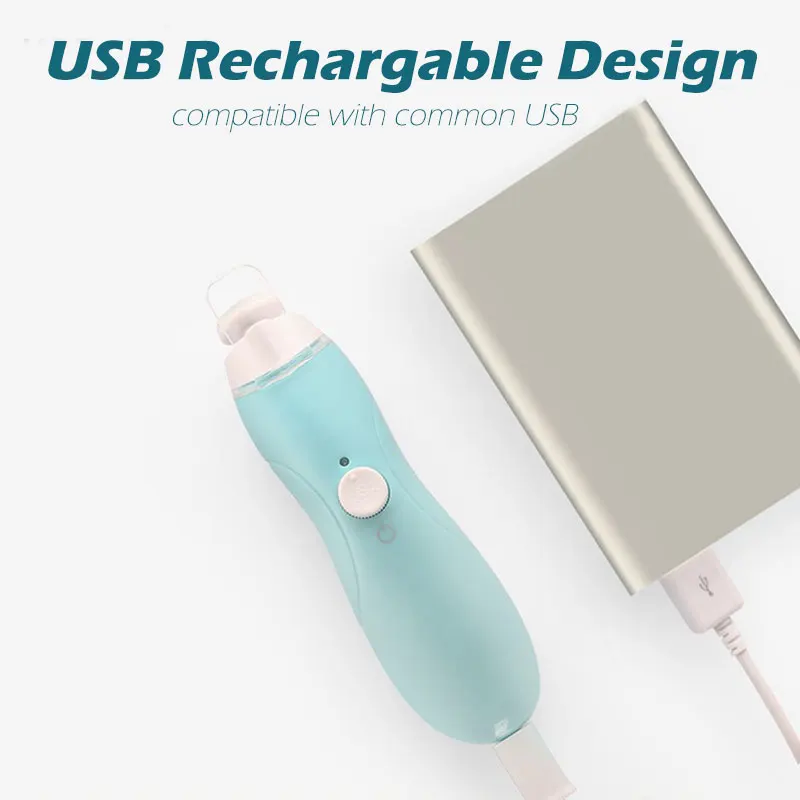 Электрический детский триммер для ногтей с зарядкой от USB Безопасный детей