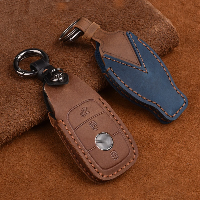 Чехол для автомобильного ключа из натуральной кожи чехол с дистанционным