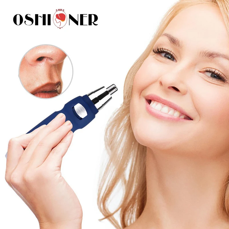 Oshioner Electric Ear Nose Hair Trimmer Removal Micro Nasal Eyebrow Shaver Clipper Face Care Cleaner Man Woman Hair Trimer Cut