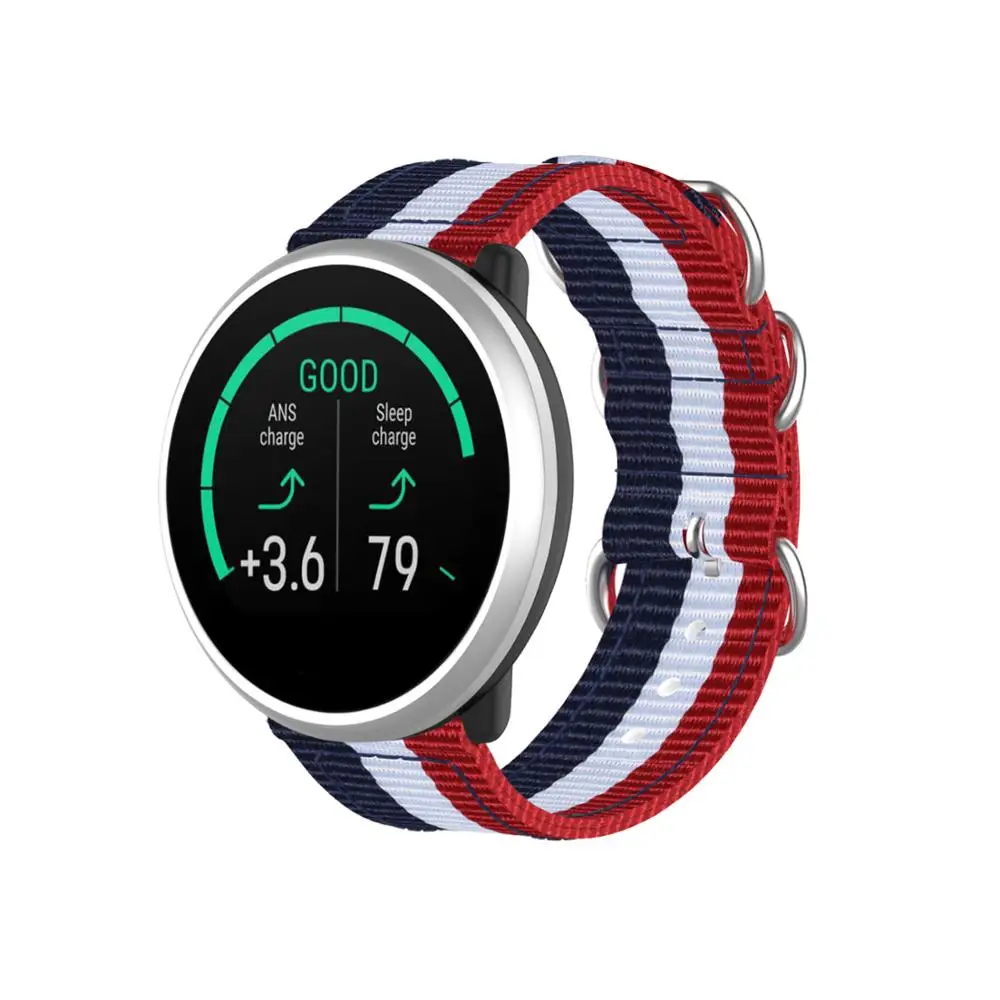 Одежда высшего качества для Полар-флиса разжечь часы на запястье 20 мм нейлоновый