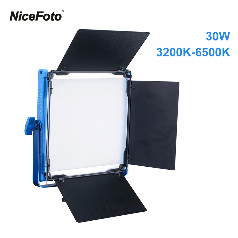

NiceFoto SL-600A 30 Вт Светодиодный Панель светильник 3200K-6500K студия видео светильник заполнить светильник фотографии светильник Инж