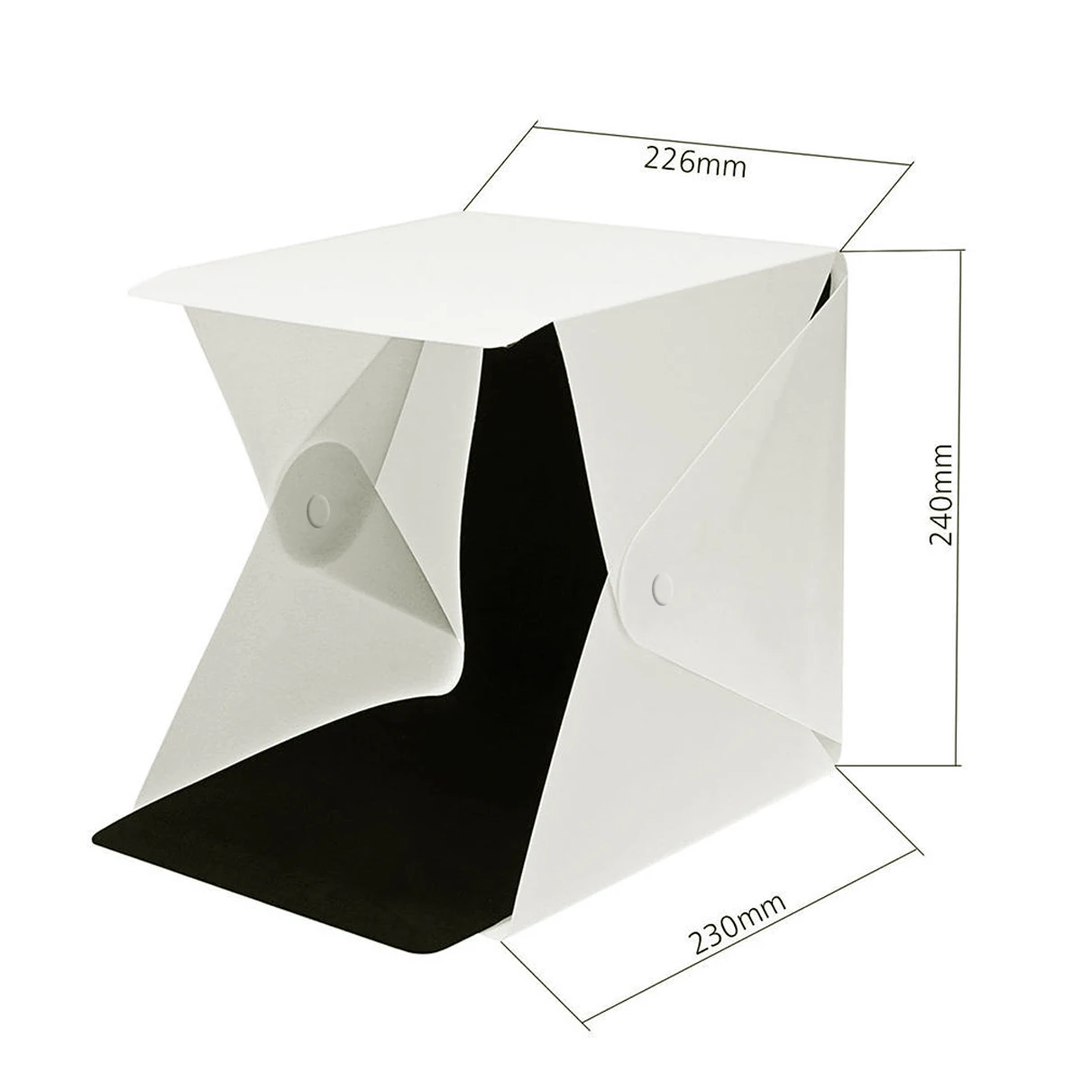 Light Room Mini Photo Studio 9&quot Photography Lighting Tent Kit Backdrop Cube Box Included 2 Backdrops Black + White | Электроника