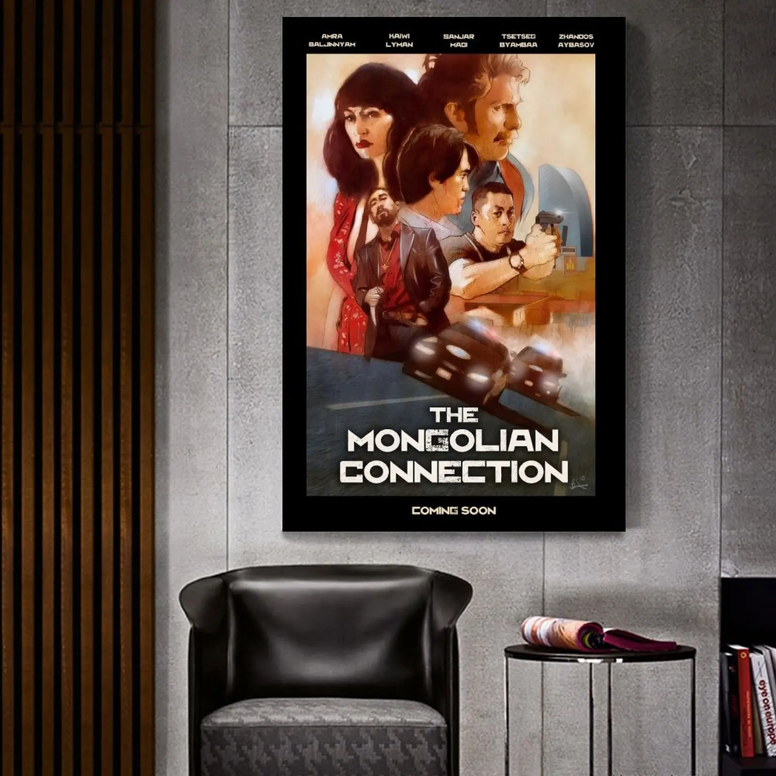 Монгольские соединения экшн ТВ Показать фотообои холст стены искусство гостиной