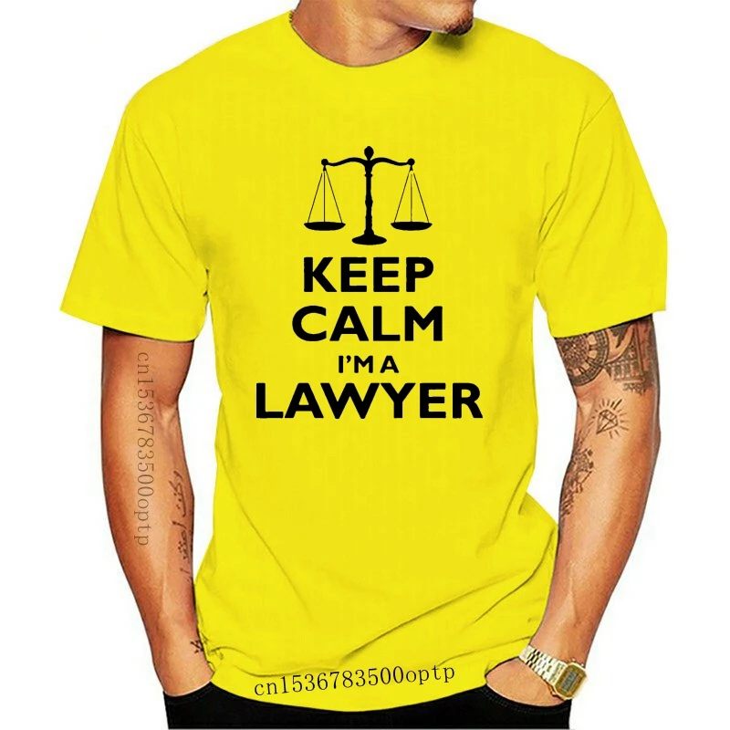 

New Keep Calm I'm A Lawyer - Mens T-Shirt - Law - Attorney - Solicitor 2021 T Shirts Funny Tops Tee 2021 Unisex Funny Tops