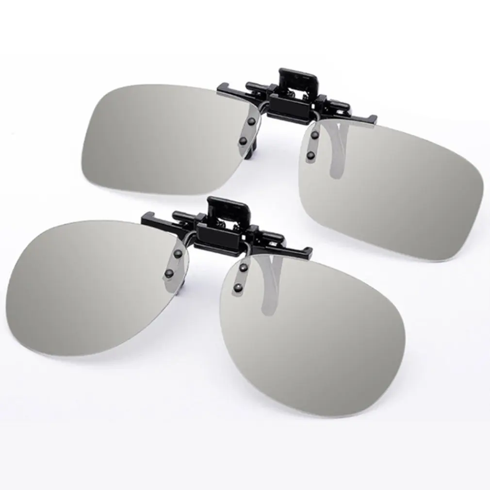 1PC 3D Glasses Clips Cinema Clip On type Passive Circular Square Polarized IMAX IRealD for TV Movie/Cinema | Электроника