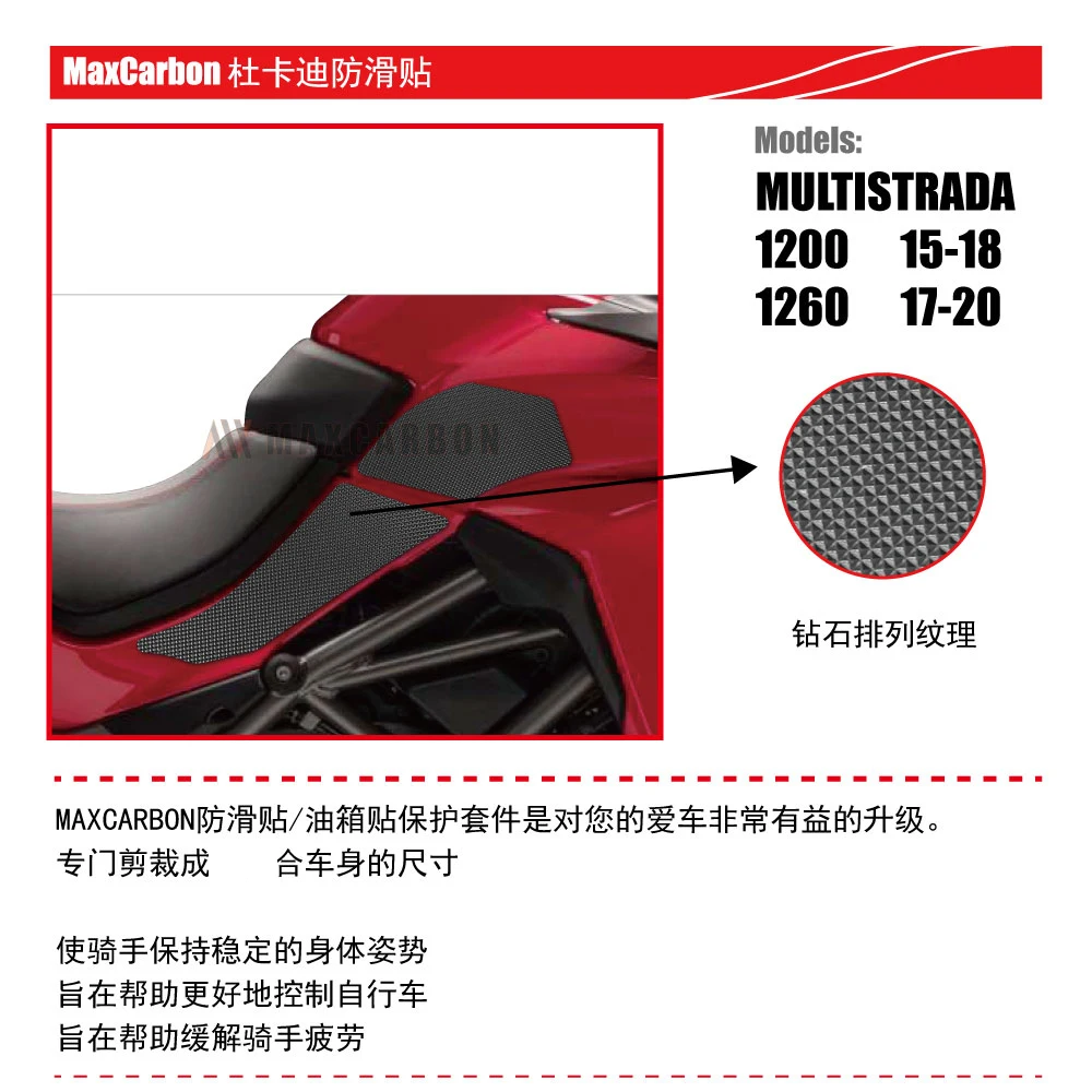 

Захваты для тяги бака для DUCATI MULTISTRADA 1200 15-18 1260 17-20