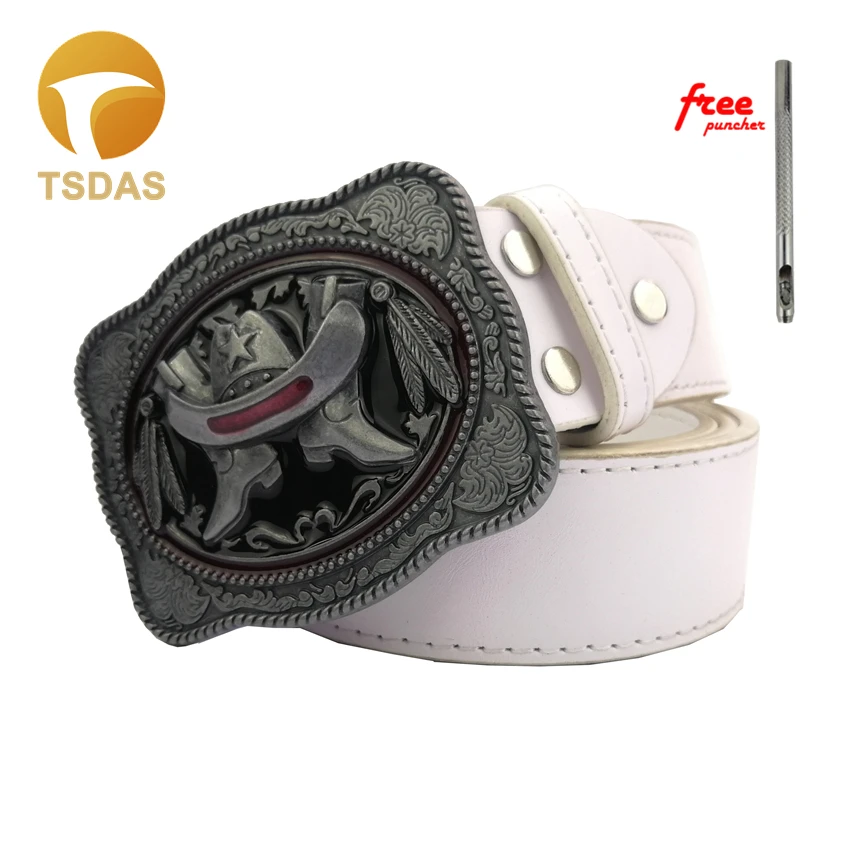 Пряжка для ремня в западном стиле Подходит шириной 4 см серебряная модная пряжка