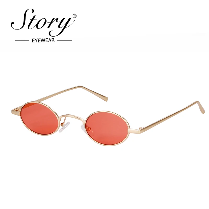 Винтажные маленькие круглые солнцезащитные очки STORY 2018 мужские классические в
