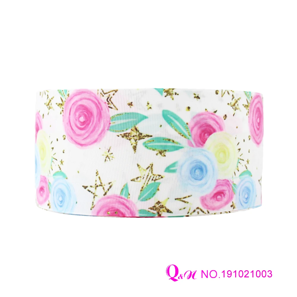 Лента Q &amp N 50 ярдов/партия 16 мм-75 мм ленты в виде цветка подсолнуха декоративные