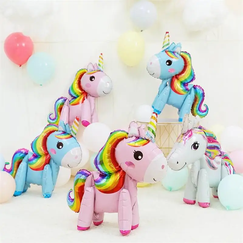 

1PC Pink Little Horse Number Foil Balloons Helium Balloon Kids Girl Toy Wedding Birthday Baby Shower Animal Party Decor Supplies