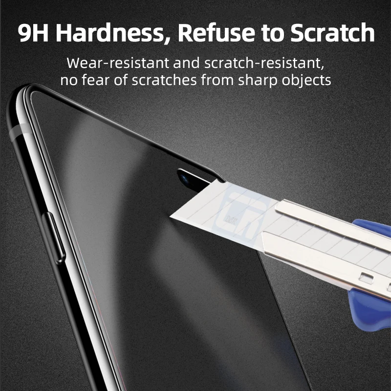 No Fingerprint Matte Tempered Glass for Xiaomi 11T 10T 9T Black Shark 5 4 Pro Screen Protector Redmi 10 9 9T 9C 9A 9T K40 Glass