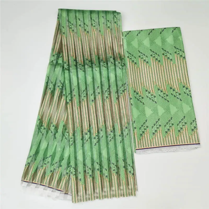 Pаспродажа Семейная атласная шелковая ткань в стиле Гана с Африканским воском из органзы, 3 + 3 ярда! L112286 Pаспродажа Семейная атласная шелковая ткань в стиле Гана с Африканским воском из органзы, 3 + 3 ярда! L112286