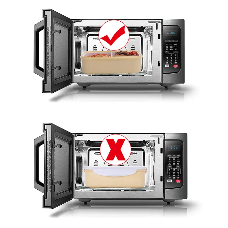 Microwavable Ланч-бокс для детей, пищевой Бенто-бокс, контейнеры для еды, герметичные, для хранения еды, переносная коробка, Новинка