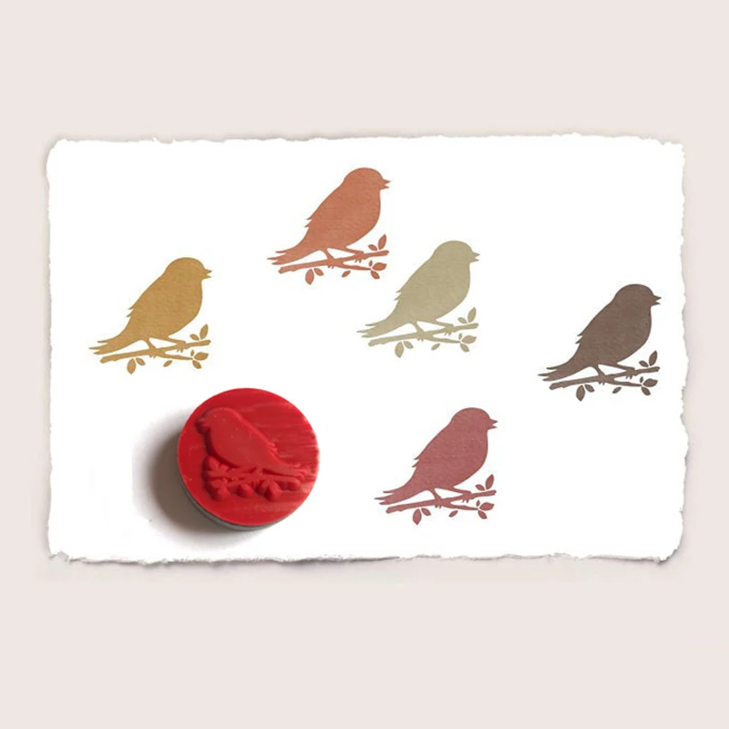 

MEET HUANG 2.5CM bird tree branch stamp DIY Cling rubber stamps for scrapbooking stationery scrapbooking standard stamp