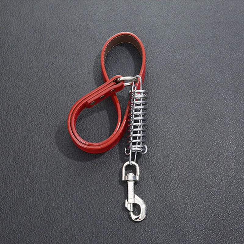 Поводок для короткой собаки не тянется амортизирующая неразрушимая безопасная