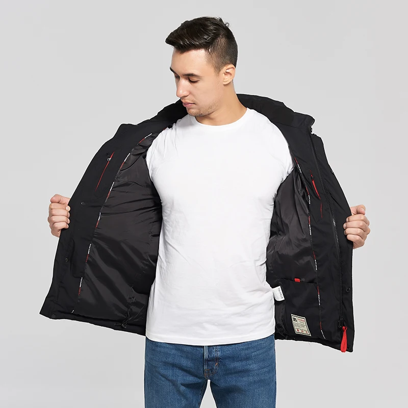 2020 Мужская Зимняя Куртка Пальто Мужское Зимние Зима Тинсулейт Хлопковая