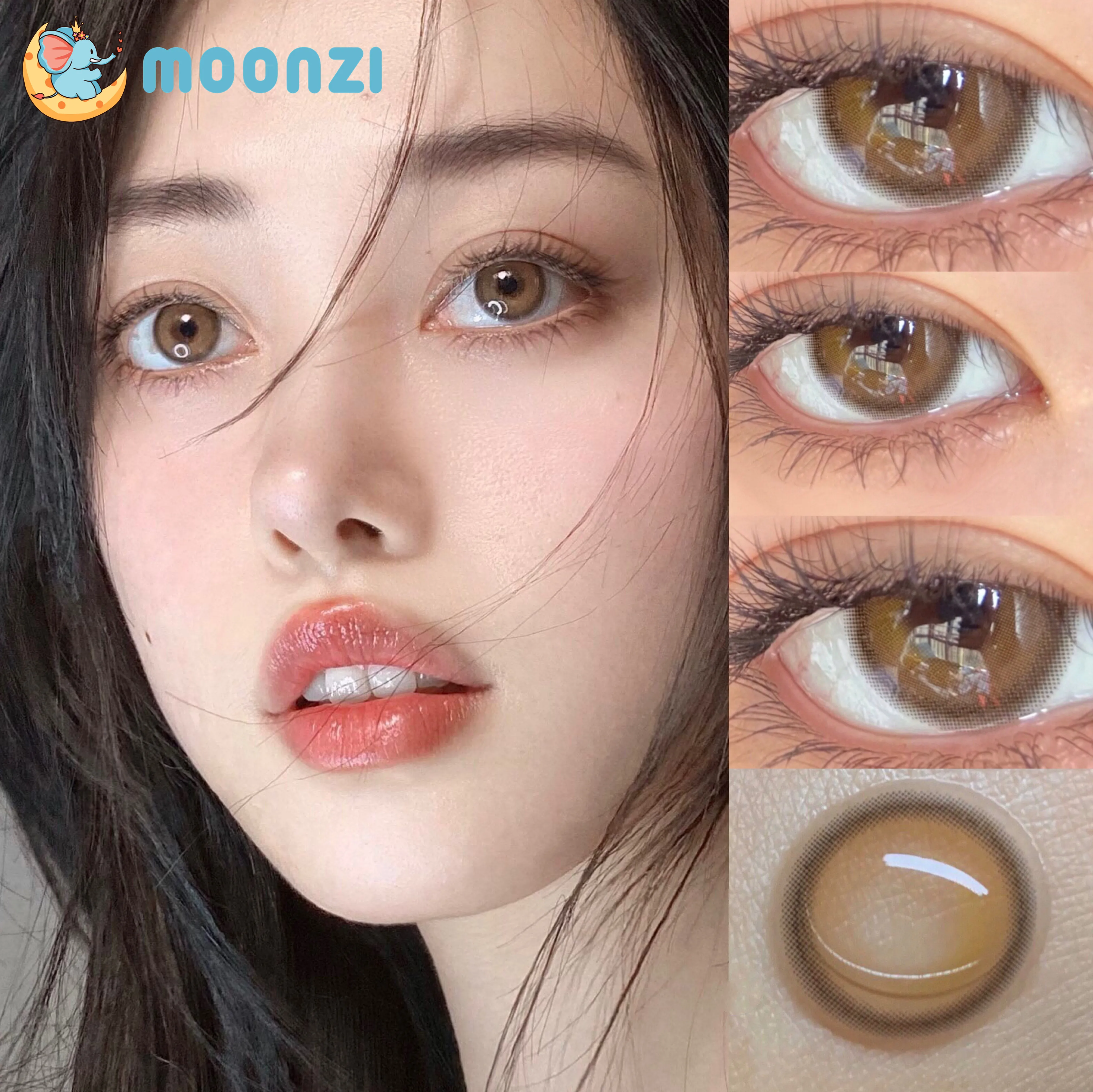 2 шт./пара круглые контактные линзы для глаз | Красота и здоровье