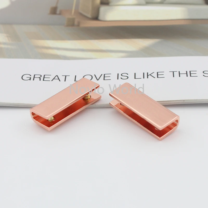 Металлическая боковая пряжка 5 шт. 25 мм 1 дюйм розовое золото зажим для одежды