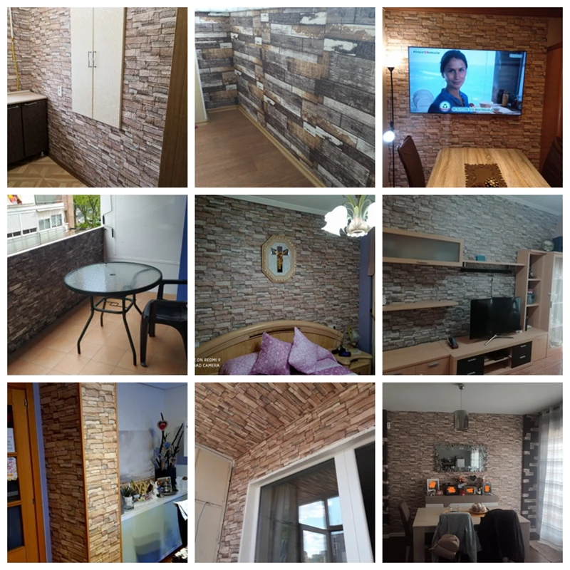 3d wall stickers imitation brick bedroom decor panel self adhesive wallpaper for living room kitchen home decoration tv backdrop free global shipping