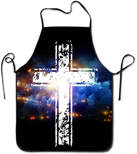 

Религиозные христианские забавные Кухонные фартуки для женщин и мужчин-персонализированный фартук для барбекю, приготовления пищи, выпечк...