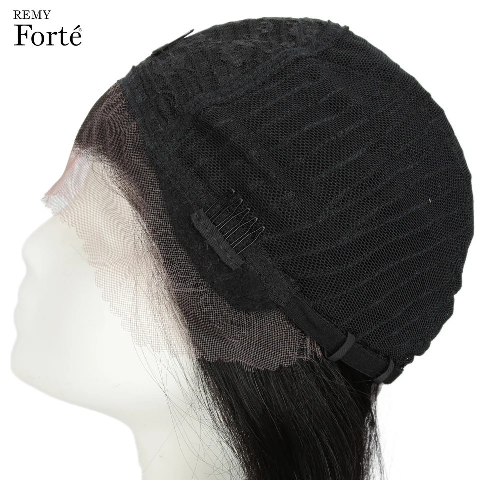 Remy Forte парики из натуральных волос на кружеве короткие светлые парики на кружеве прямые настоящие человеческие волосы парики Remy бразильские волосы парики