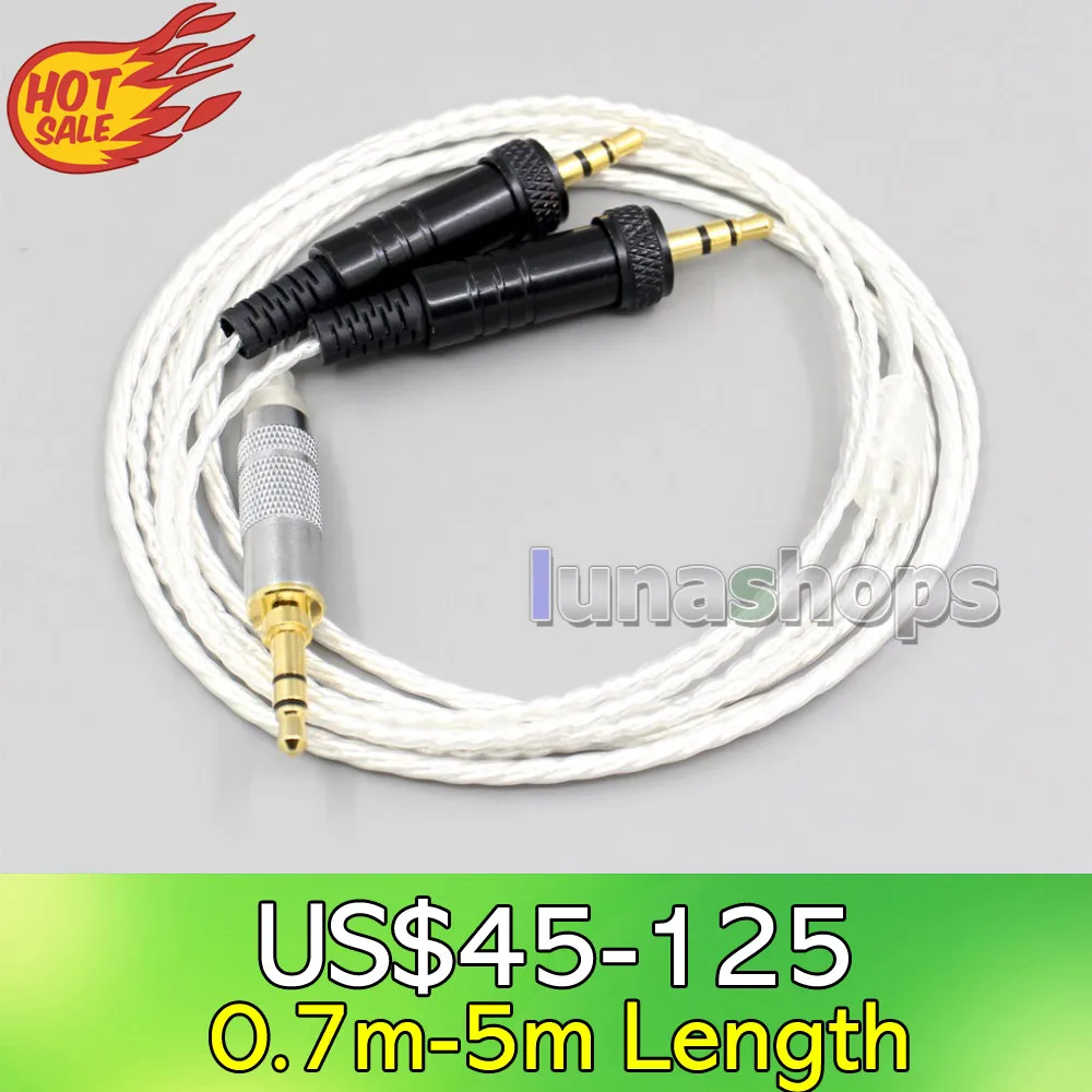 

LN006622 XLR 4.4mm Hi-Res Silver Plated 7N OCC Earphone Cable For Sony MDR-Z1R MDR-Z7 MDR-Z7M2 With Screw To Fix