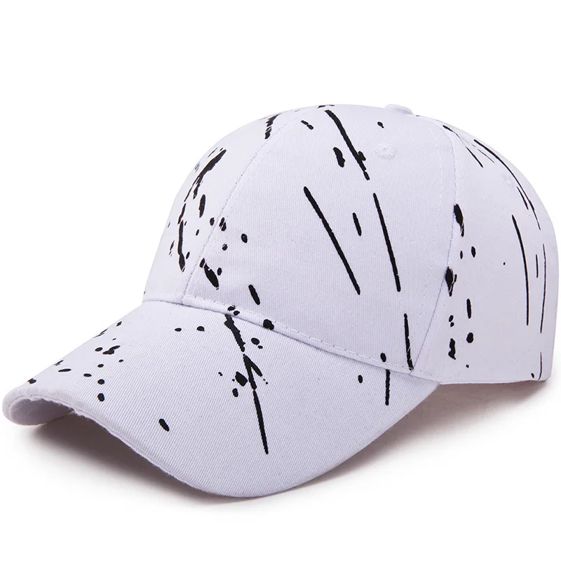 

Fashion Graffiti Snapback Baseball Caps Black White Patchwork Men Women Hip Hop Cap Fashion Casual Hat Cotton Trucker Hat2021