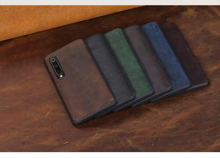 Чехол для Xiaomi mi 8 9 9se 9T A1 A2 A3 Lite из воловьей кожи для Max 3 mi x 2s 3 Red mi 6 7 7a Red mi Note 5 6 7 Pro Crazy Horse