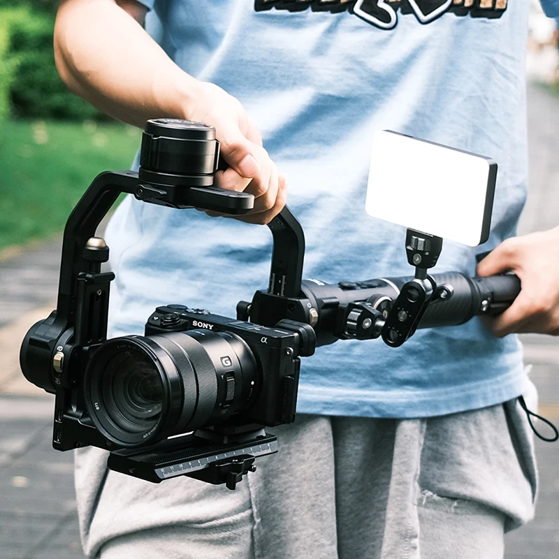 UURig Монтажная пластина для Zhiyun Crane 2S Gimbal с холодным башмаком Arri установочное