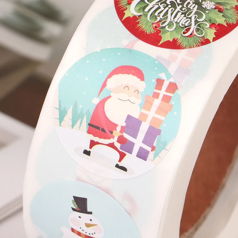 

Стикер для канцелярских товаров для уплотнения Скрапбукинг Рождество Sticke украшения Наклейка с цветочным рисунком