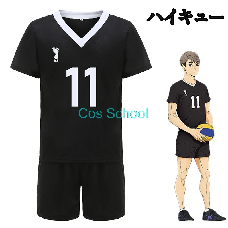 Haikyuu! Miya Atsumu костюмы для косплея Osamu спортивная одежда Inarizaki школьная форма