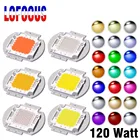 Светодиодный чип высокой мощности 120 Вт, COB диод, естественный холодный теплый белый, желтый, красный, зеленый, синий, полный спектр для DIY прожектора 120 Вт