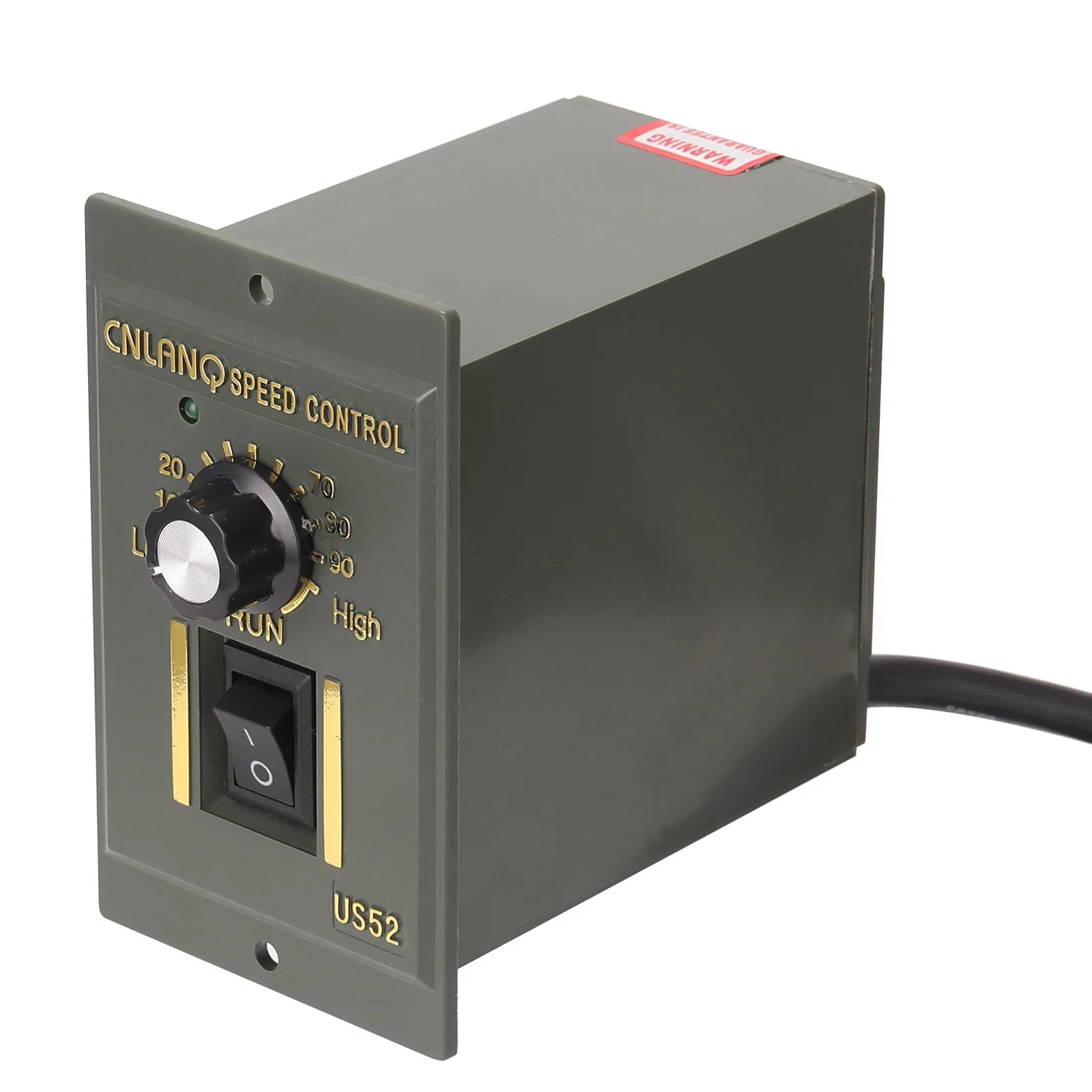 400W AC220V ABS Speed Controller Motor Speeds Pinpoint Regulator Control Device with Indicator Light | Обустройство дома