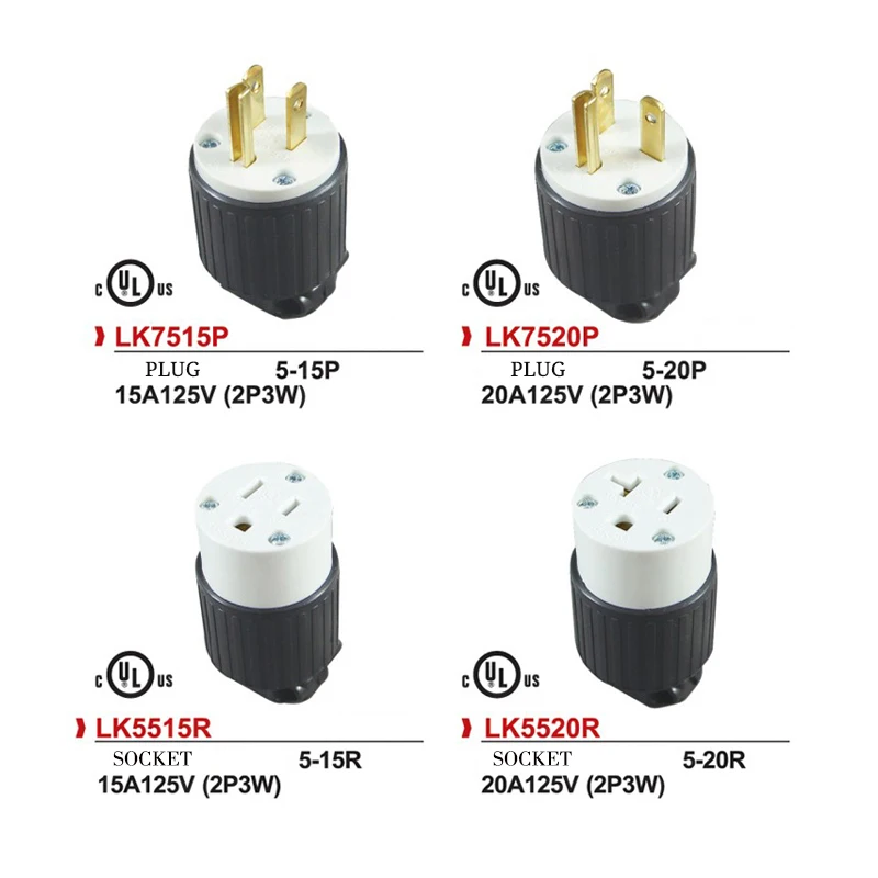 Американский Стандарт UL сертифицированный 15A 20A адаптер питания генератор