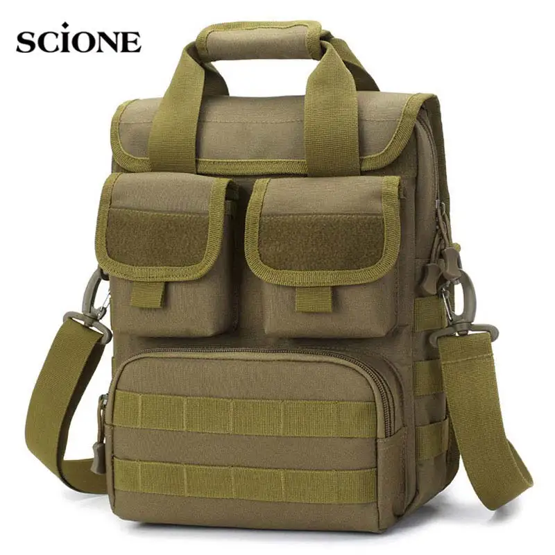 

Men Military Tactical Bag Molle Messenger Shoulder Bags Waterproof Male Camouflage Single Belt Sack Handbags Outdoor XA746WA