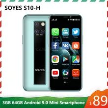 Original New SOYES S10-H Mini Mobile Phone 4G LTE 3G 64G MTK6379 Android 9.0 High-end 3.5 Small Smartphone Telefone Celulares