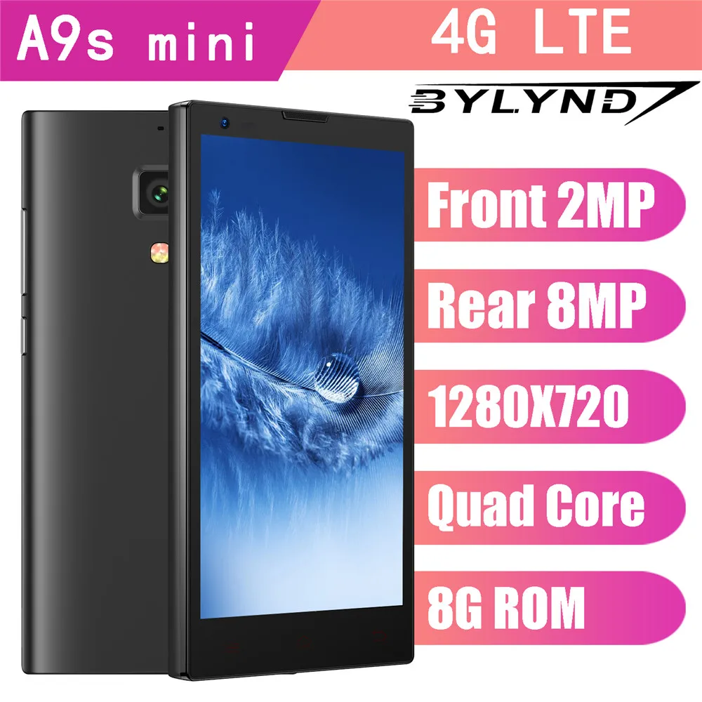 A9s мини новые четырехъядерные смартфоны 1G ram + 8G rom 4G LTE 8MP камера android Мобильные