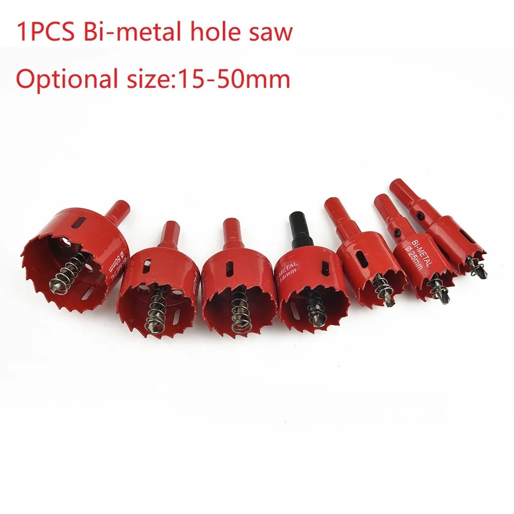 

Кольцевая пила Bi Metal M42, 15-50 мм, для сверления металла, дерева, пластика