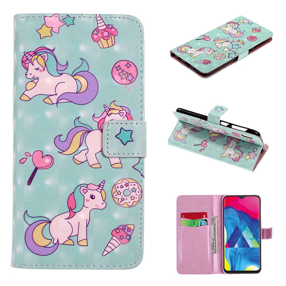 Coque флип чехол для телефона из искусственной кожи для samsung Galaxy S10 S10e S9 S8 плюс S7 S6 край S5 A10 A20 A30 A40 A50 A70 M10 M20 M30 крышка