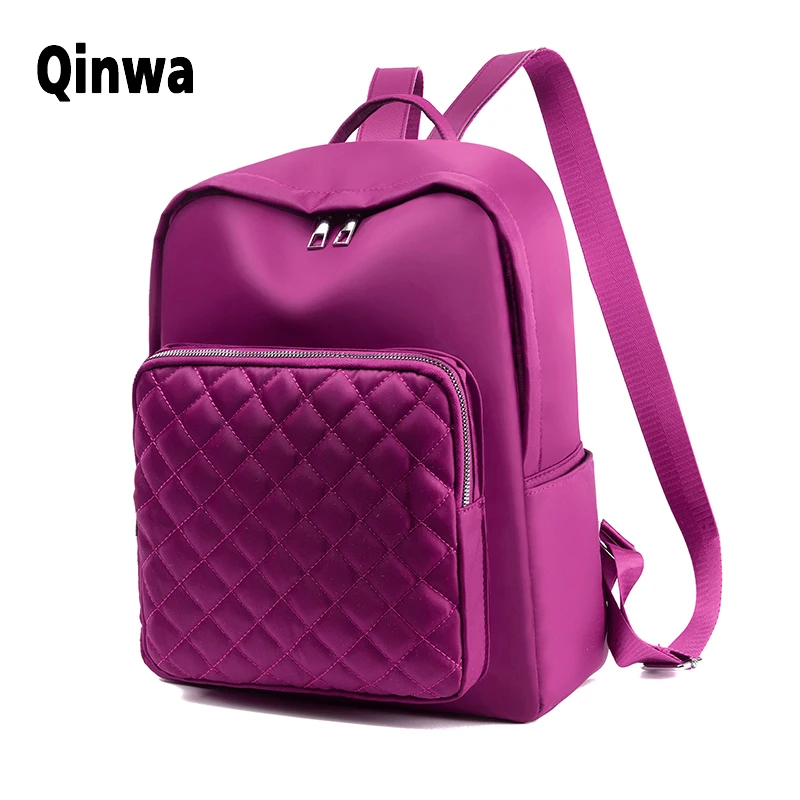 Большой Вместительный женский рюкзак новый ромб Повседневная Студенческая