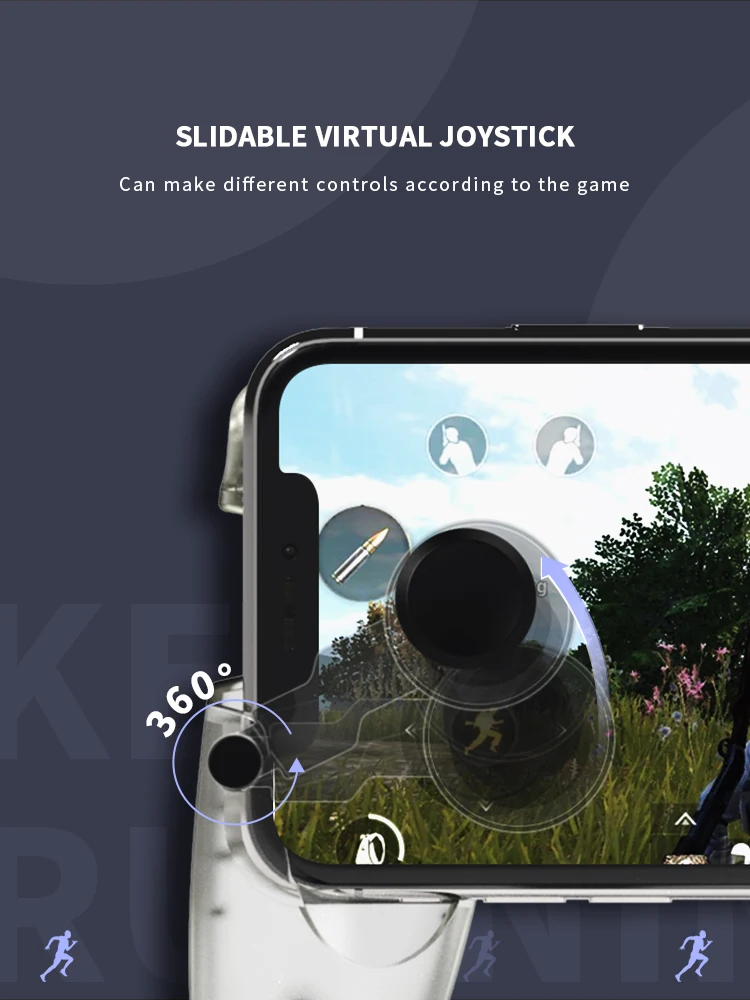 Данные лягушка для игры Pubg геймпад для мобильного телефона игровой контроллер l1r1 стрелок триггер Кнопка огня для IPhone для свободного огня