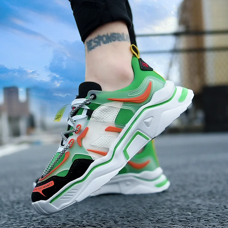 

New trend brand Korean version of all-match comfortable casual shoes trend sports running shoes super fire net red shoes